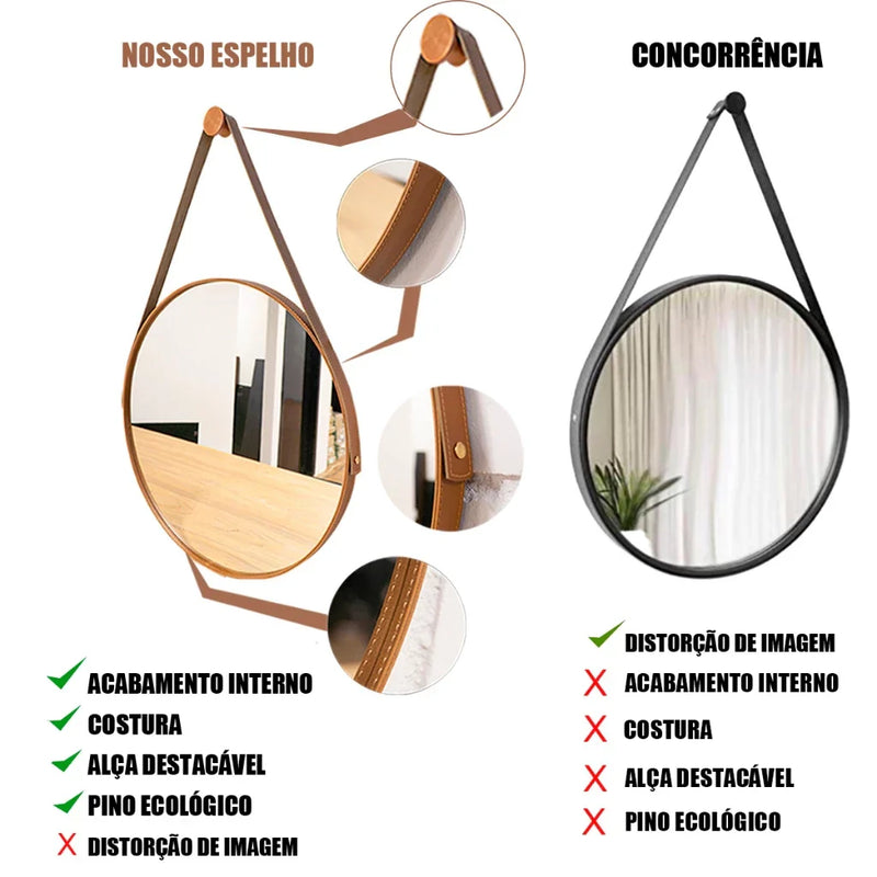 Espelho Redondo Adnet Decorativo