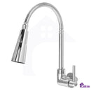 Torneira Gourmet Metal Inox Cone Flexível para Parede