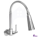 Torneira Gourmet Metal Inox Cone Flexível para Parede