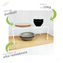 Organizador de Armário Prateleira 41cm Branco