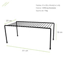 Organizador de Armário Prateleira 41cm Branco