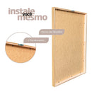 Kit 3 Quadros Decorativos Folhagem Dourada Gold