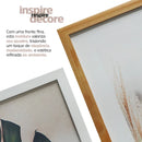 Kit 3 Quadros Decorativos Folhagem Dourada Gold