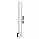 Kit 5 Peças Colher Bailarina de Suco em Inox 30cm Linha Premium