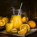 Kit 5 Peças Colher Bailarina de Suco em Inox 30cm Linha Premium