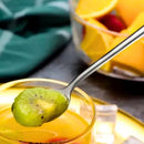 Kit 5 Peças Colher Bailarina de Suco em Inox 30cm Linha Premium