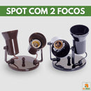 Luminária Spot Sobrepor 2 Focos