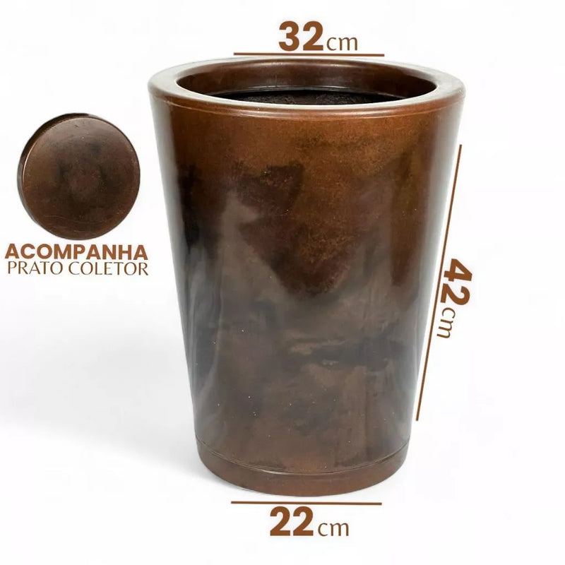 Vaso Coluna Ibiza Marmorizado