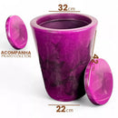 Vaso Coluna Ibiza Marmorizado