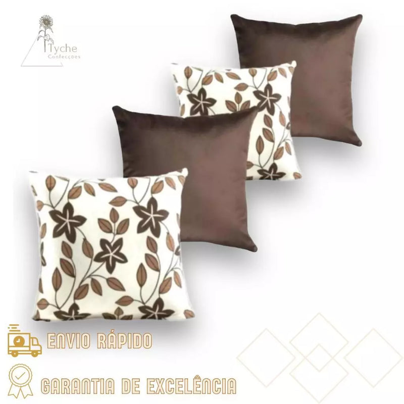 Kit com 4 Almofadas Decorativas