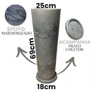 Vaso Coluna Ibiza Marmorizado