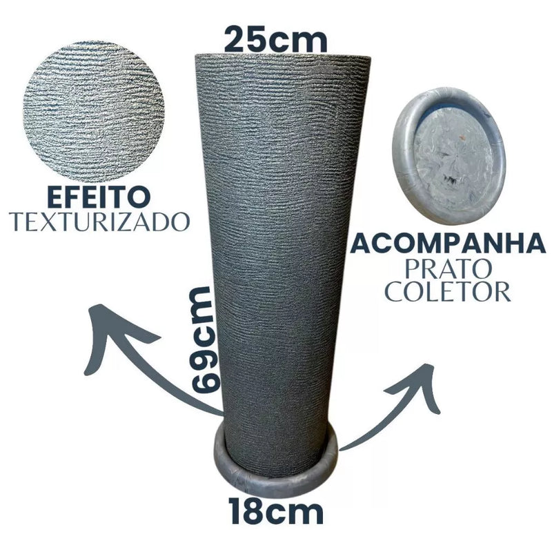 Vaso Coluna Ibiza Marmorizado