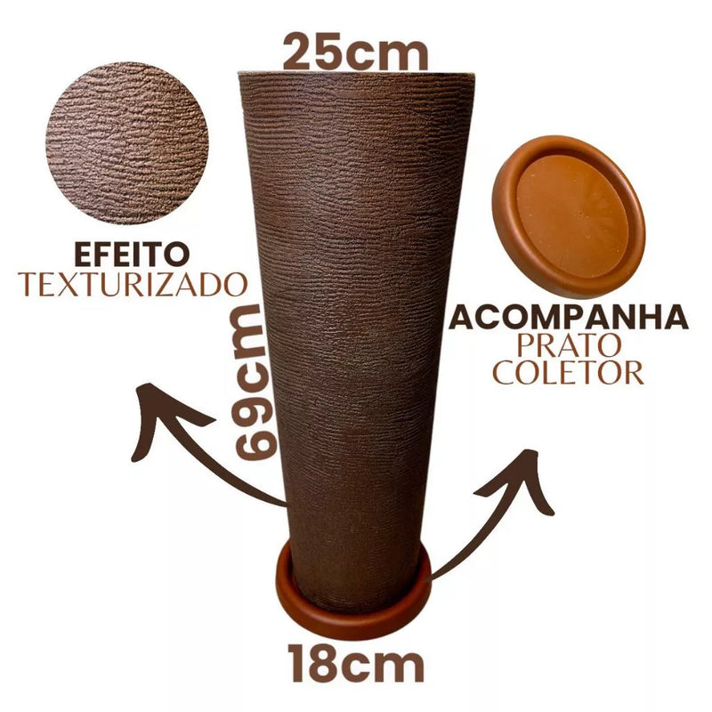Vaso Coluna Ibiza Marmorizado