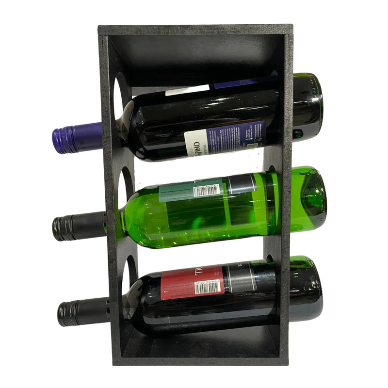 Adega Decoração Rústica de Vinhos e Taças Gourmet