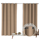 Cortina Blackout com Ilhoses Cromado