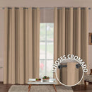 Cortina Blackout com Ilhoses Cromado