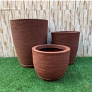 Kit de Vasos Decorativos em Polietileno