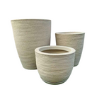 Kit de Vasos Decorativos em Polietileno