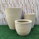 Kit de Vasos Decorativos em Polietileno