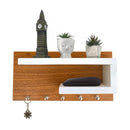 Porta Chaves com Prateleiras para Óculos e Carteira em MDF