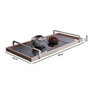 Bandeja Espelhada Off White Laqueada com Alças