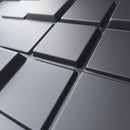 Kit 10 Placas 3D Black Decorativas para Paredes e Tetos