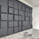 Kit 10 Placas 3D Black Decorativas para Paredes e Tetos