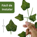 Kit com 3 Fios de Hera + Vaso Trançado