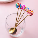 Kit 4 Peças Talheres de Aço Inox Dourado