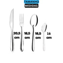 Kit Talheres de Aço Inox