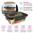 Conjunto 8 Potes de Vidro Hermético Belifou